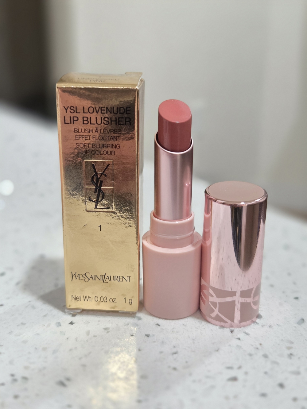 Yves Saint Laurent Lovenude Lip Blusher~1 Undressed Pink